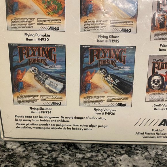 Vintage Halloween Vampire Flying Funkins - Picture 3 of 6